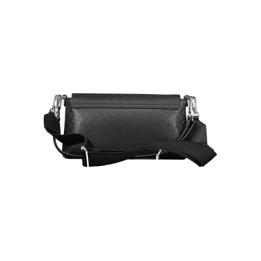 Calvin Klein Black Polyester Women Handbag CA-36294