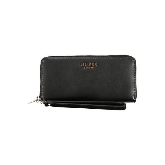 Guess Jeans Black Polyethylene Wallet GU-32214