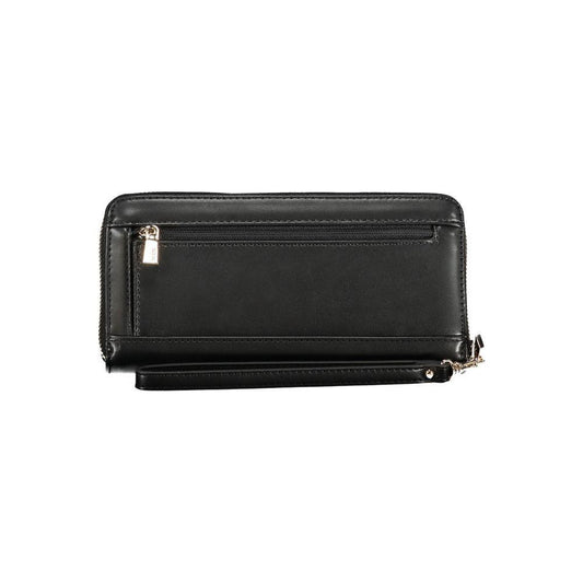 Guess Jeans Black Polyethylene Wallet GU-32214