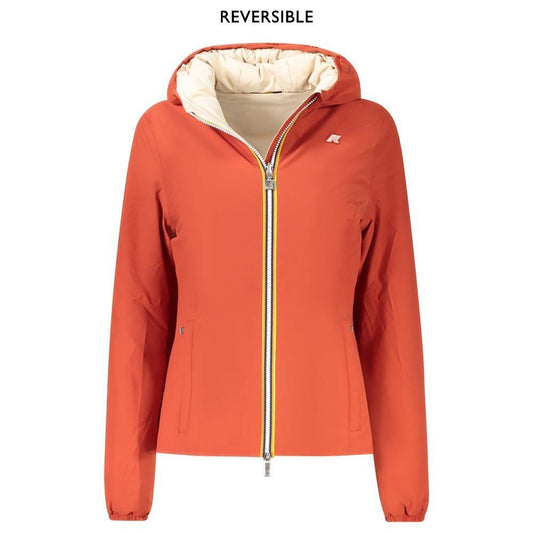 K-WAY Red Nylon Women Jacket KW-34157-M