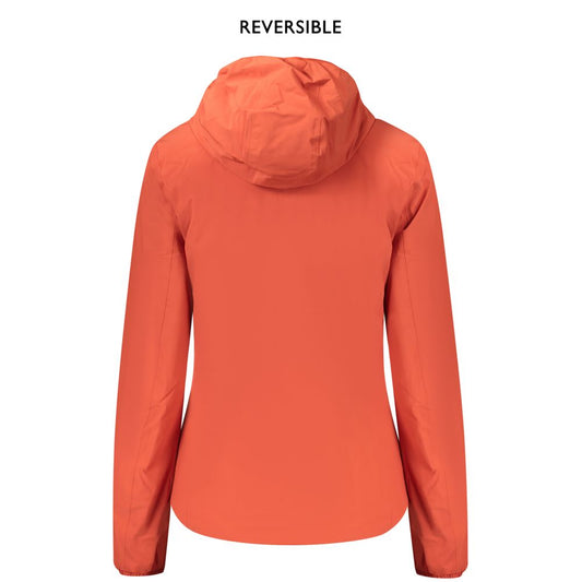 K-WAY Red Nylon Women Jacket KW-34157-M