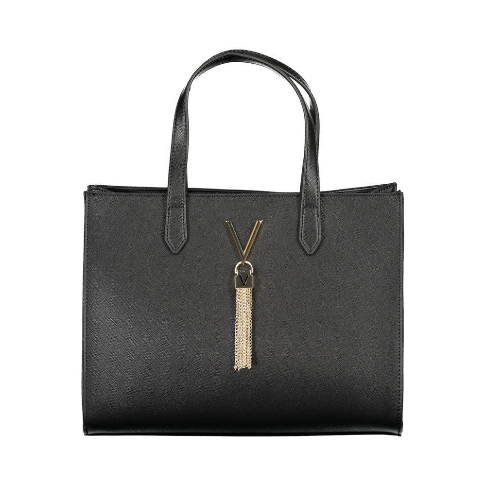 Front view with bag zipped and handles upright.