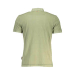 Napapijri Green Cotton Men Polo Shirt NA-37398-L