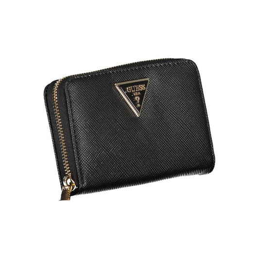 Guess Jeans Chic Black Multi-Compartment Wallet GU-22788
