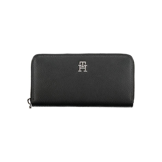 Tommy Hilfiger Sleek Black Multipurpose Wallet TO-27506