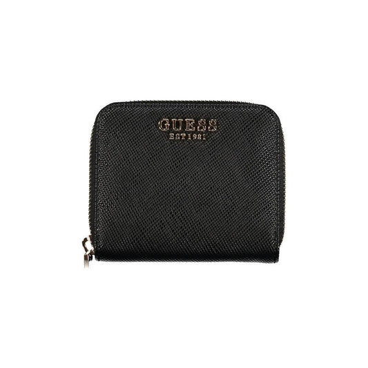 Guess Jeans Black Polyethylene Wallet GU-32211