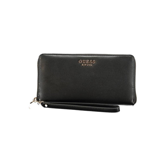 Guess Jeans Black Polyethylene Wallet GU-32243