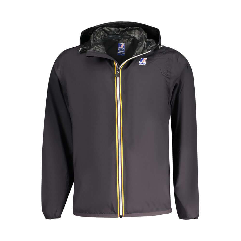 K-WAY Black Polyamide Jacket KW-38377-XXL
