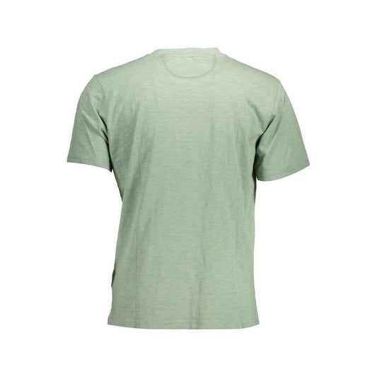 La Martina Green Cotton Men T-Shirt