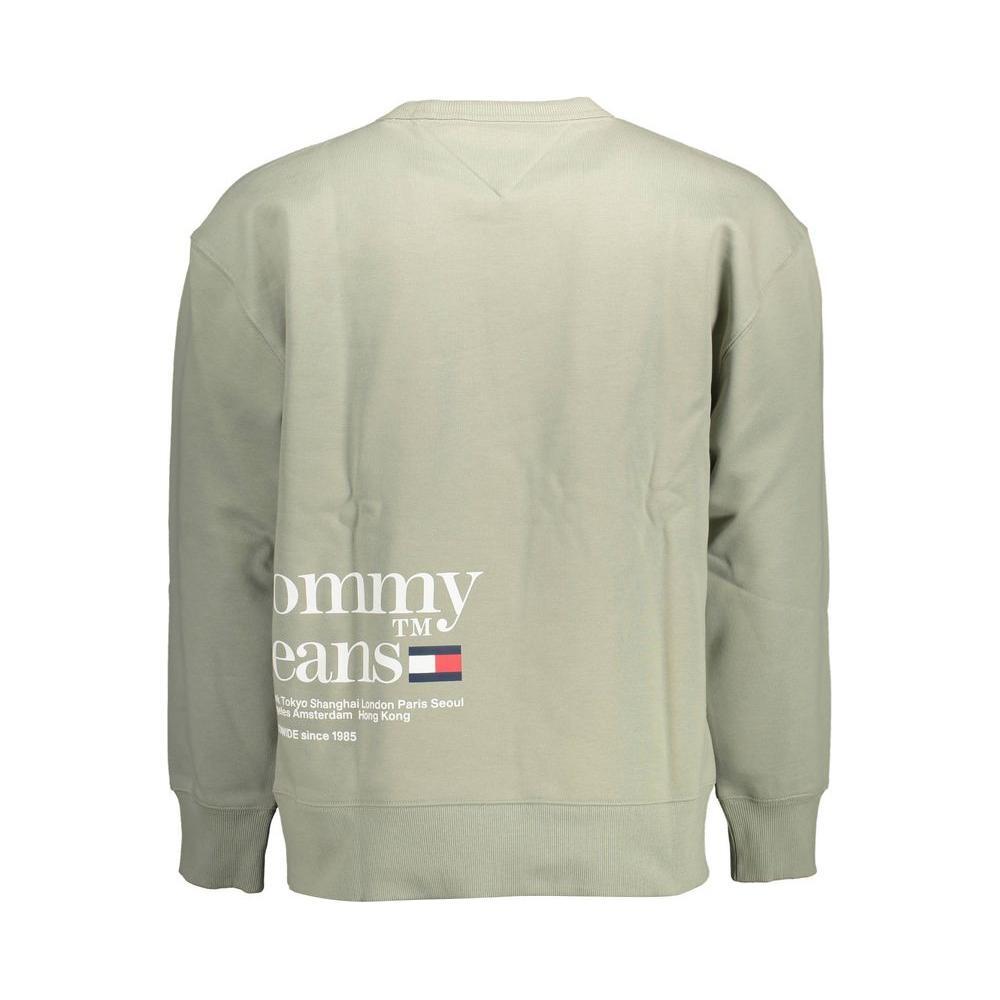 Tommy Hilfiger Green Cotton Men Sweater TO-13651-XXL