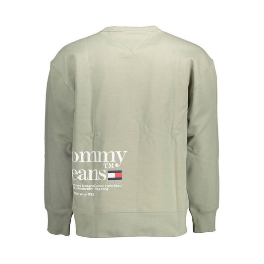 Tommy Hilfiger Green Cotton Men Sweater TO-13651-XXL