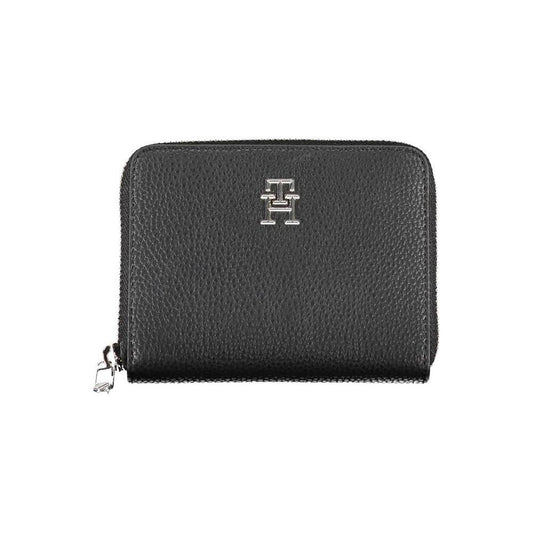 Tommy Hilfiger Black Polyethylene Women Wallet TO-26271