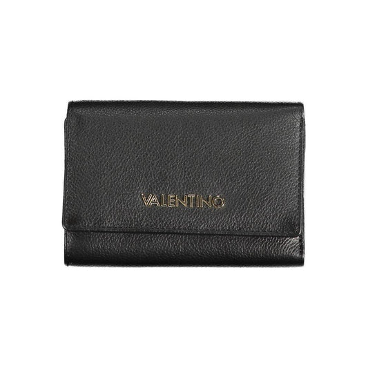 Mario Valentino Black Polyethylene Wallet VA-22535