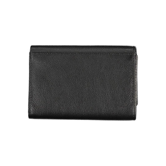 Mario Valentino Black Polyethylene Wallet VA-22535