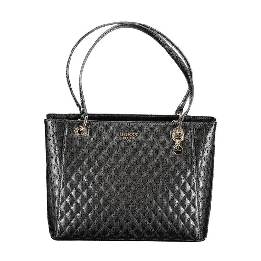 Guess Jeans Black Polyethylene Handbag GU-30909