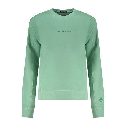 North Sails Green Cotton Women Sweater NO-35852-S
