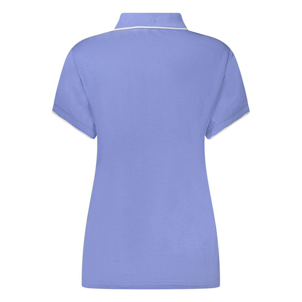 North Sails Blue Cotton Women Polo Shirt NO-35931-L