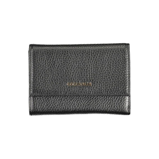 Coccinelle Black Leather Women Wallet CO-15718