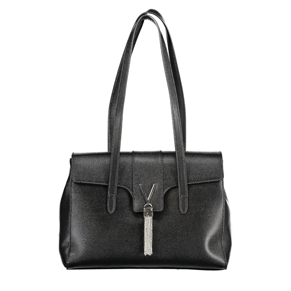 Front view with bag zipped and handles upright.