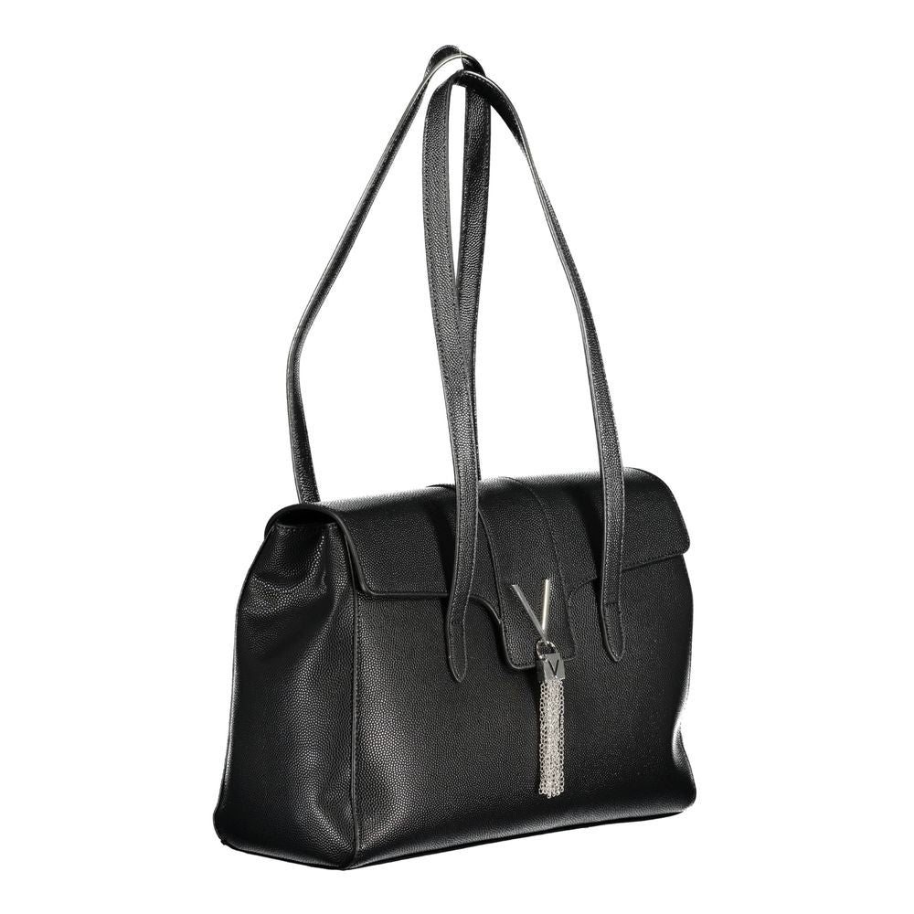 Front view with bag zipped and handles upright.