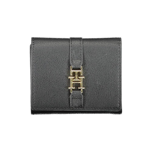 Tommy Hilfiger Black Polyethylene Wallet TO-16793