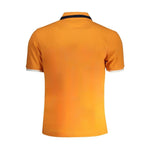 La Martina Orange Cotton Polo Shirt LA-30448-S