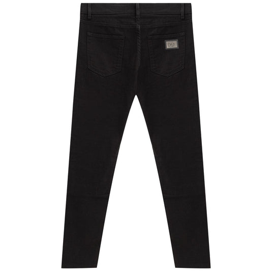 Dolce & Gabbana Black Cotton Jeans Denim DO-8362676-IT48 | M