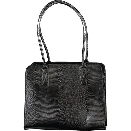 Mario Valentino Black Polyethylene Handbag VA-24273