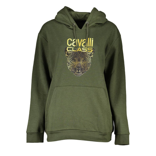 Cavalli Class Green Cotton Sweater CA-28861-M