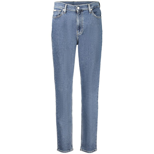Calvin Klein Blue Cotton Women Jeans CA-32589-W25 | L30