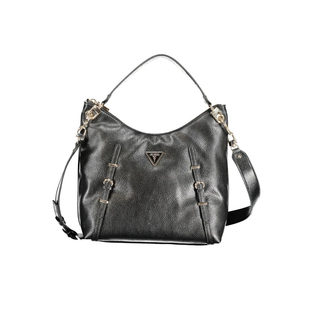 Front view with bag zipped and handles upright.