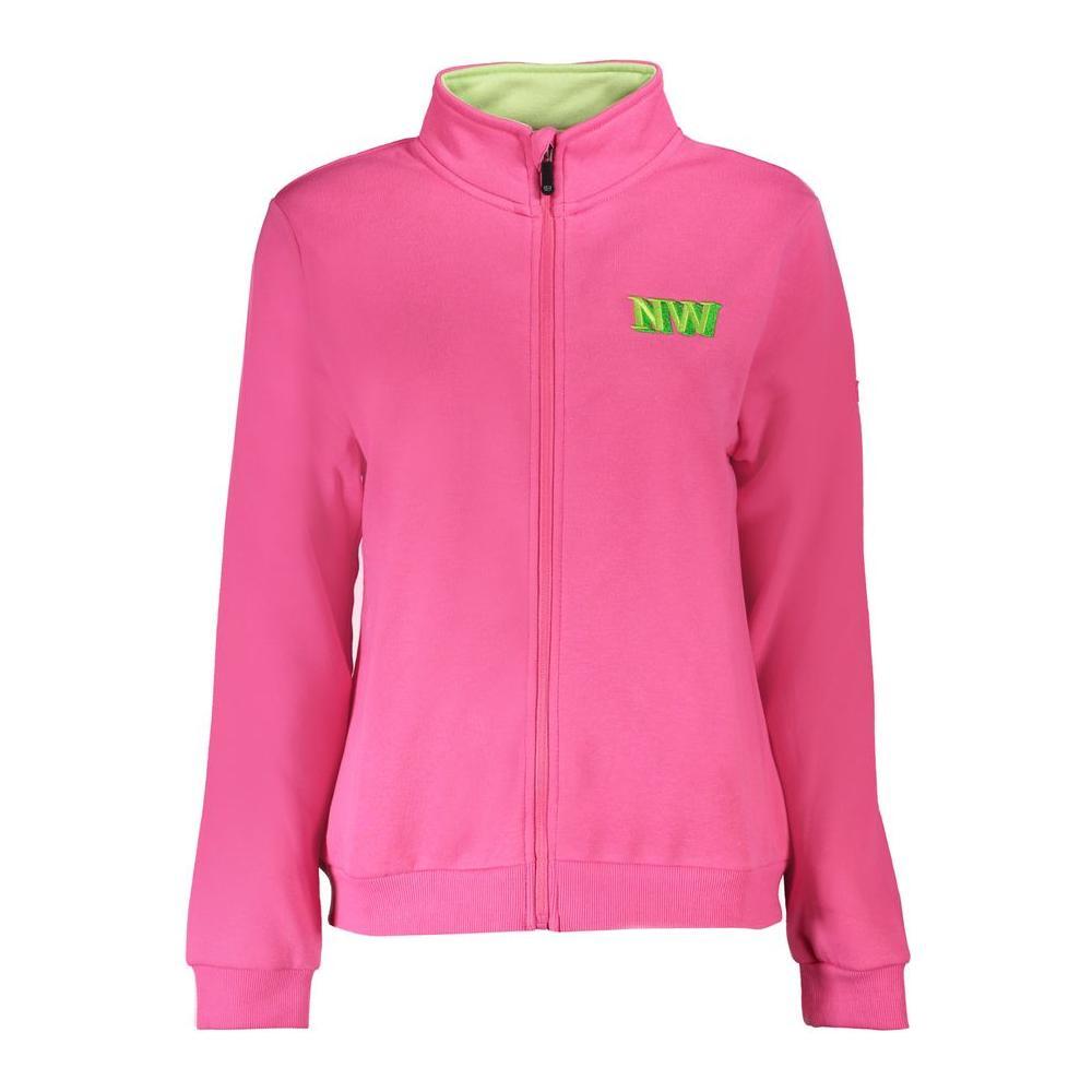 Norway 1963 Pink Cotton Women Sweater NO-31793-L
