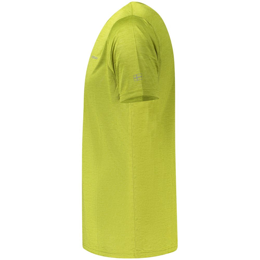 Front view with bag zipped and handles upright.