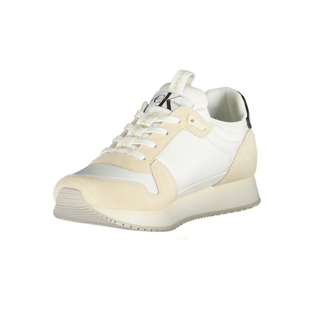 Calvin Klein Bianco Polyurethane Women Sneaker