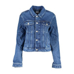 Tommy Hilfiger Blue Cotton Women Jacket TO-36863-XS