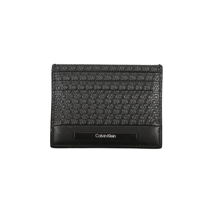 Calvin Klein Black Polyurethane Men Wallet