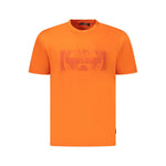 Napapijri Orange Cotton Men T-Shirt NA-35899-M
