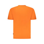 Napapijri Orange Cotton Men T-Shirt NA-35899-M