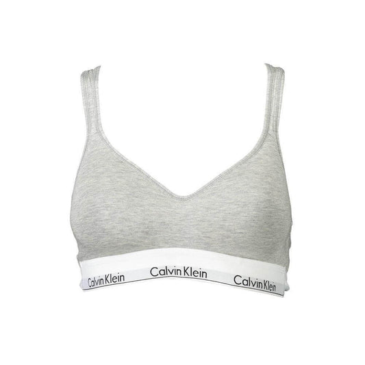 Calvin Klein Brown Cotton Women Bralette CA-37746-XS