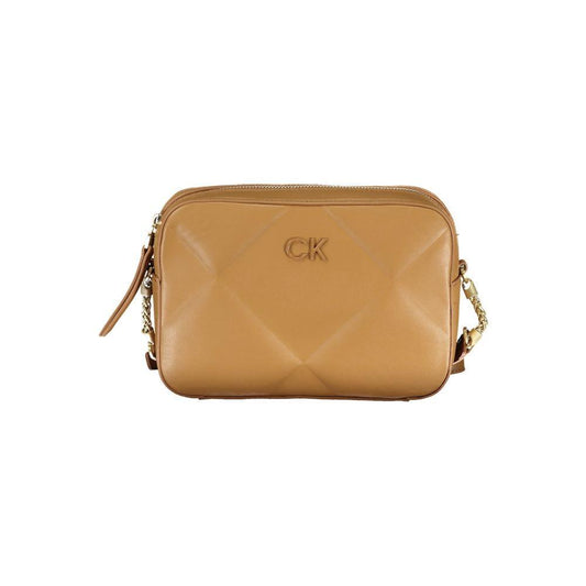Calvin Klein Brown Polyester Handbag CA-25957