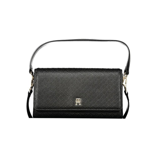 Tommy Hilfiger Black Polyethylene Women Handbag TO-36347