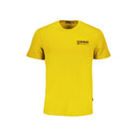 Napapijri Yellow Cotton T-Shirt NA-29516-XL
