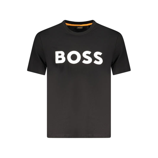 Hugo Boss Black Cotton Men T-Shirt BO-34442-XL