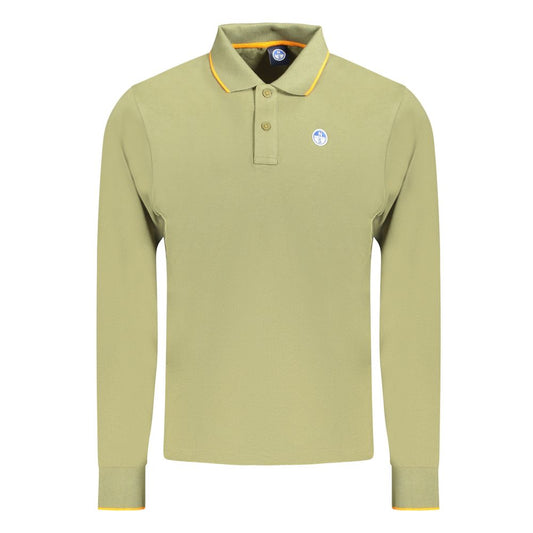 North Sails Green Cotton Men Polo Shirt NO-35812-XXL