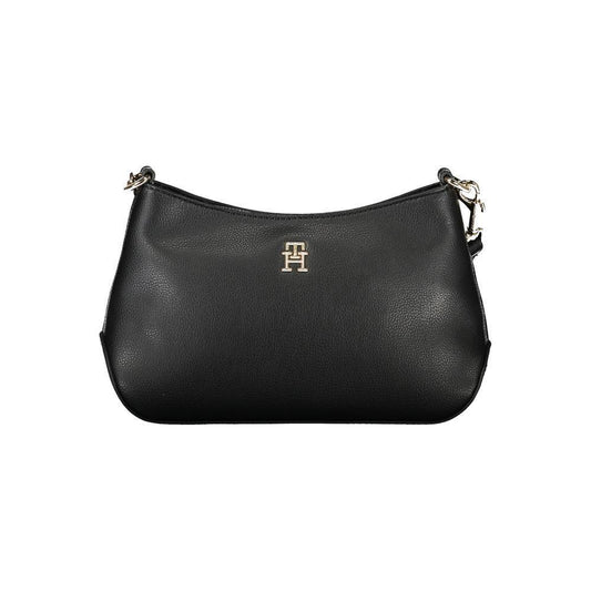 Tommy Hilfiger Black Polyester Handbag TO-27586
