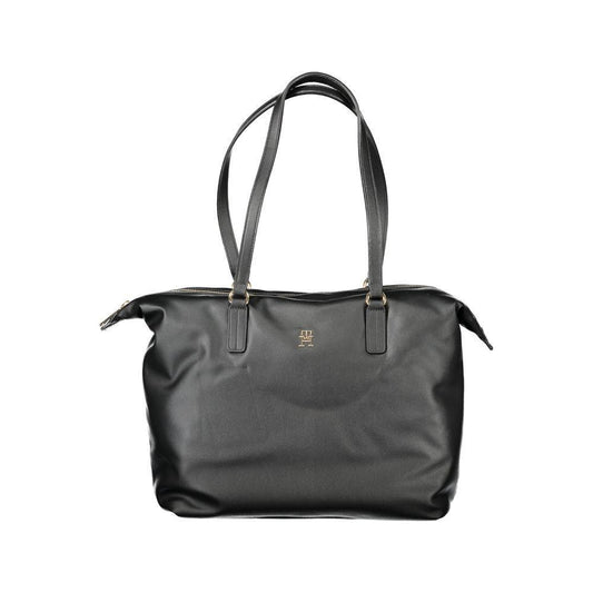 Tommy Hilfiger Black Polyester Women Handbag TO-33680