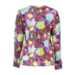 Cavalli Class Elegant Purple Crew Neck Sweater CA-26815-XS