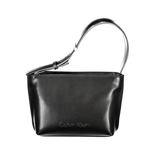 Calvin Klein Black Polyester Women Handbag CA-33649