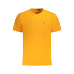 Napapijri Orange Cotton Men T-Shirt NA-35682-M