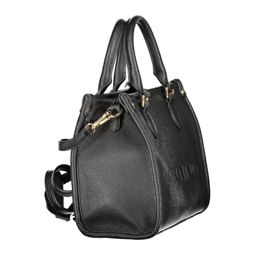Front view with bag zipped and handles upright.